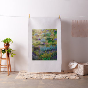 Tecido Borboletas tocando no campo