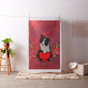 Tecido Border collie bonito