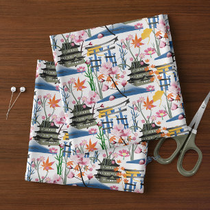 Tecido Botânica do Japão