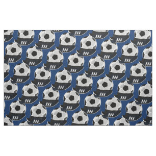 Tecido Botas e bola do futebol do futebol dos meninos