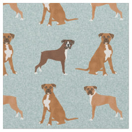 Tecido boxer de cão azul claro