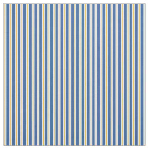 Tecido branco amarelo azul da listra vertical