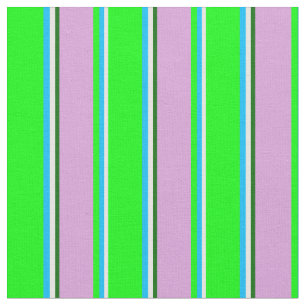 Tecido Branco, Azul Profundo, Limão, Plum e Verde Escuro