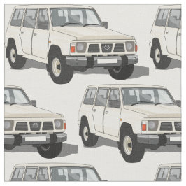 Tecido branco do caminhão 4X4