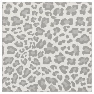 Tecido branco e cinzento do leopardo