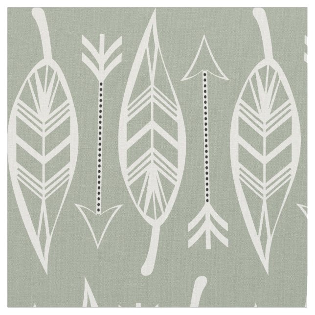 Tecido Branco tribal (Detalhe)