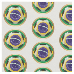Tecido Brasil: Bola de Futebol Bandeira