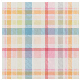 Tecido Bright Pastel plaid multicolour clan tartan