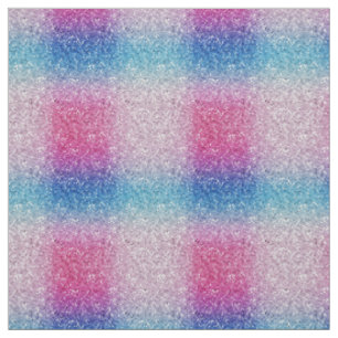 Tecido Brilho Brilhante Azul Cor-de-rosa Ombre