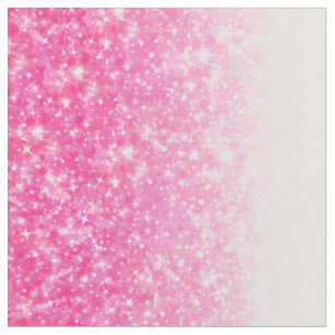 Tecido Brilho cor-de-rosa Sparkly Ombre das meninas
