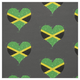 Tecido Brilho da bandeira de Jamaica bonito
