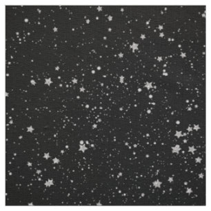 Tecido Brilho Stars2 - Preto de prata