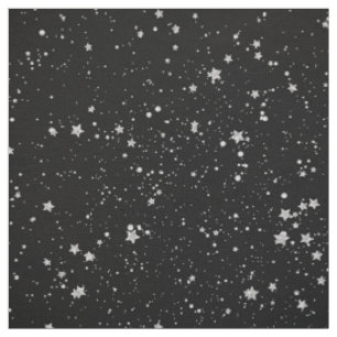 Tecido Brilho Stars2 - Preto de prata