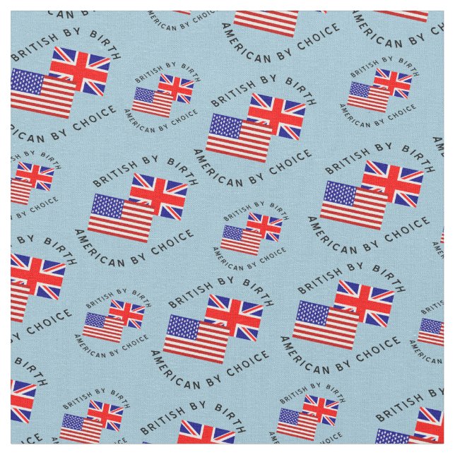 Tecido British By Birds American By Choice (Detalhe)