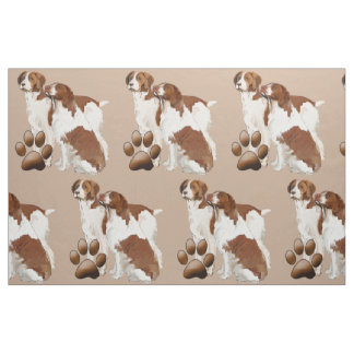tecido Brittany Spaniel