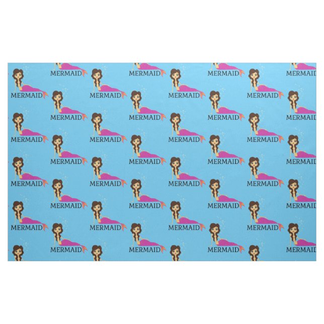 Tecido Brunette Mermaid Thunder_Cove Banida (Fat Quarter)