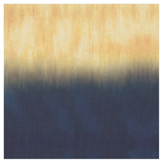 Tecido Brushstrokes Azul do Ouro Moderno (Detalhe)