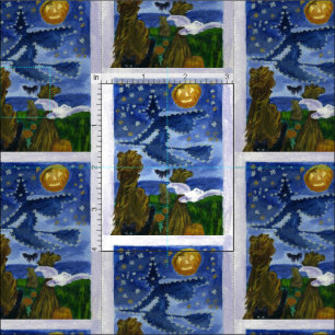 Tecido Bruxa do Dia das Bruxas