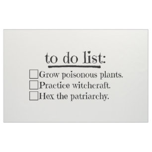 Tecido Bruxa feminista para fazer a bandeira do sinal da