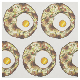 Tecido Bubble e Squeak Brunch - Reino Unido - Comida Cuis