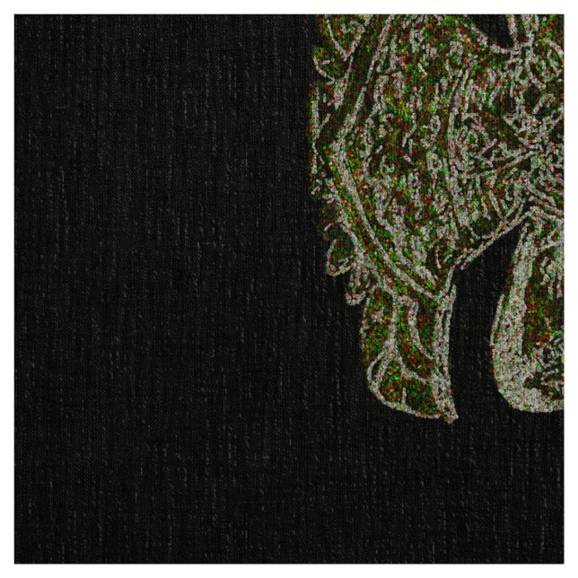 Tecido buda em preto (Modelo)
