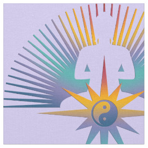 Tecido Buddha Sun & estrela + seus backgriund & ideias