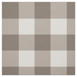 Tecido Buffalo Check Beige Cream Ivory Gingham