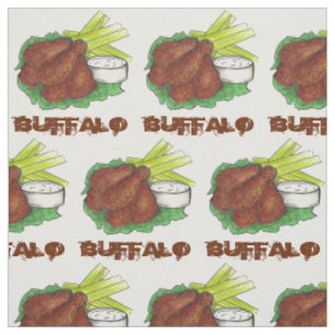 Tecido Buffalo Nova Iorque NY - Asas de Galinha de CHURRA