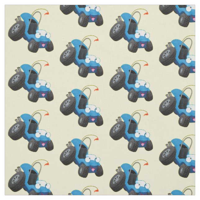 Tecido Buggy duna em forma de cartoon de veículos rodoviá (Modelo)