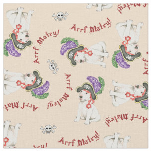 Tecido Bull Terrier Pirate