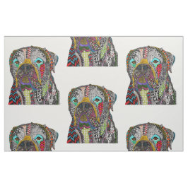 Tecido Bullmastiff Colorido