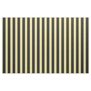 Tecido Bumble o preto inspirado abelha + O amarelo listra