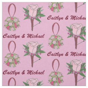 Tecido Buquê de Noiva de Flor Personalizado