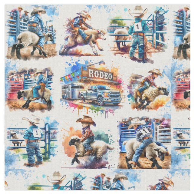Tecido Burlagem de Mutton para Crianças do Cowboy do Rode (Detalhe)