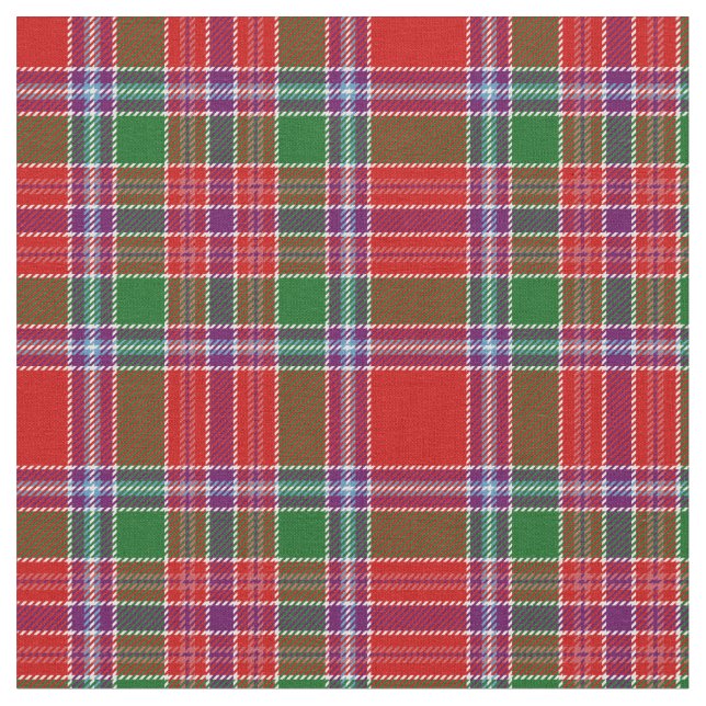 Tecido Burrell Tartan Impressão (Detalhe)