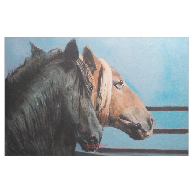 Tecido Caballos/Cabalos/Cavalos (Jarda)