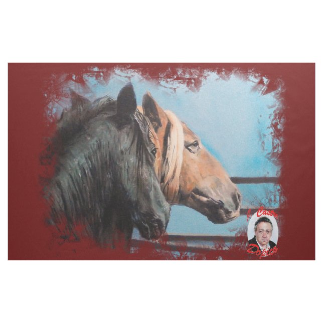 Tecido Caballos/Cabalos/Horses (Jarda)