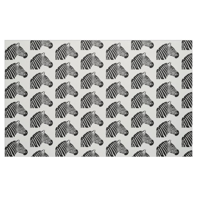 Tecido Cabeça de zebra (Fat Quarter)