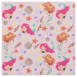 Tecido Cabelo de Sereia Rosa Submarino