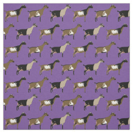 Tecido Cabras de Leite Nigeriana em Roxo