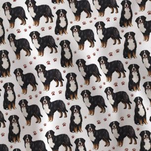 Tecido Cachorro Bernês Fofo