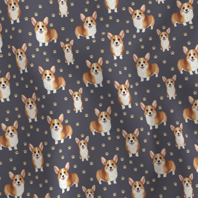 Tecido Cachorro Corgi Fofo (Criador carregado)