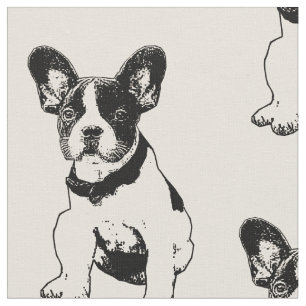 Tecido Cachorro Francês