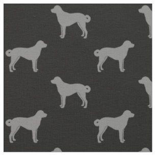 Tecido Cachorro-Pastor Anatólico Silhuettes Patterados