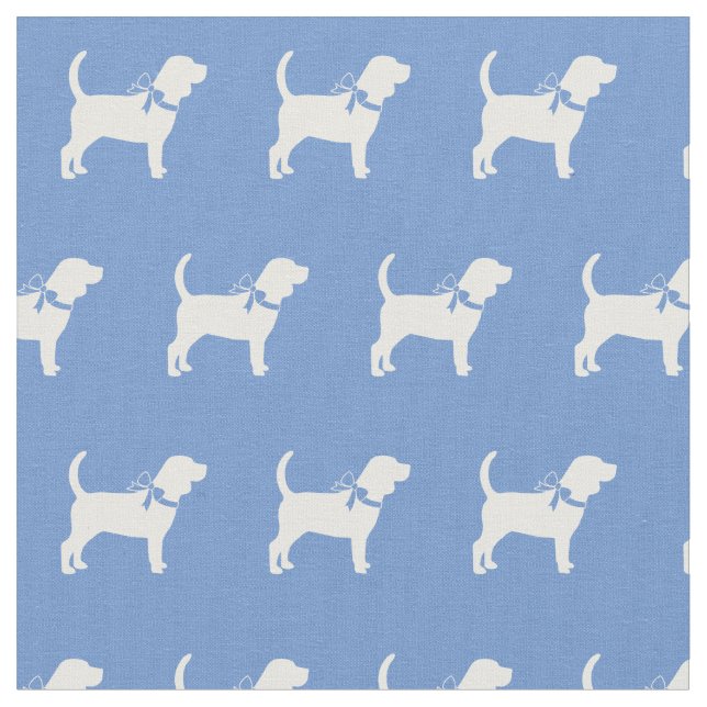 Tecido Cachorro Sapo Silhueta Pet Azul Claro (Detalhe)