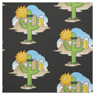 Tecido Cactus com Cerveja