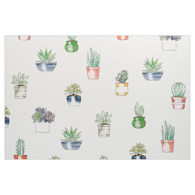 Tecido Cactus em planadores com um padrão uniforme (Fat Quarter)