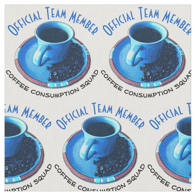 Tecido Café Amantes do Feijão Design (Detalhe)