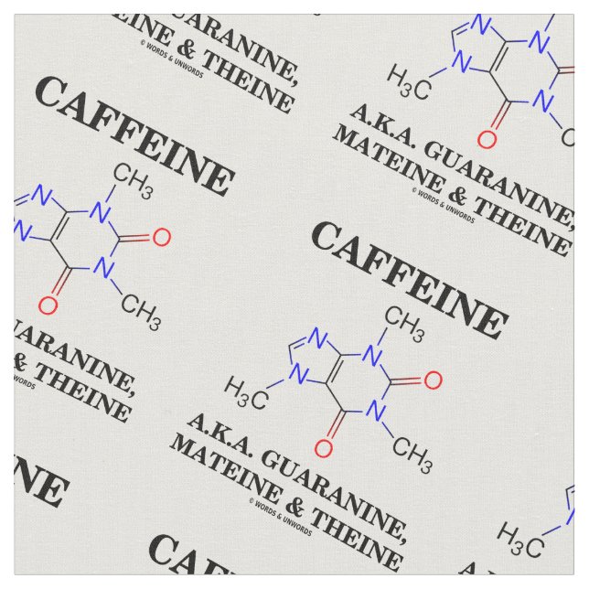 Tecido Cafeína A.K.A. Guaranine Mateine Theine (Detalhe)
