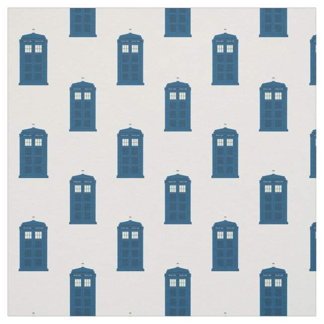 Tecido Caixa de chamada britânica da polícia (Modelo)